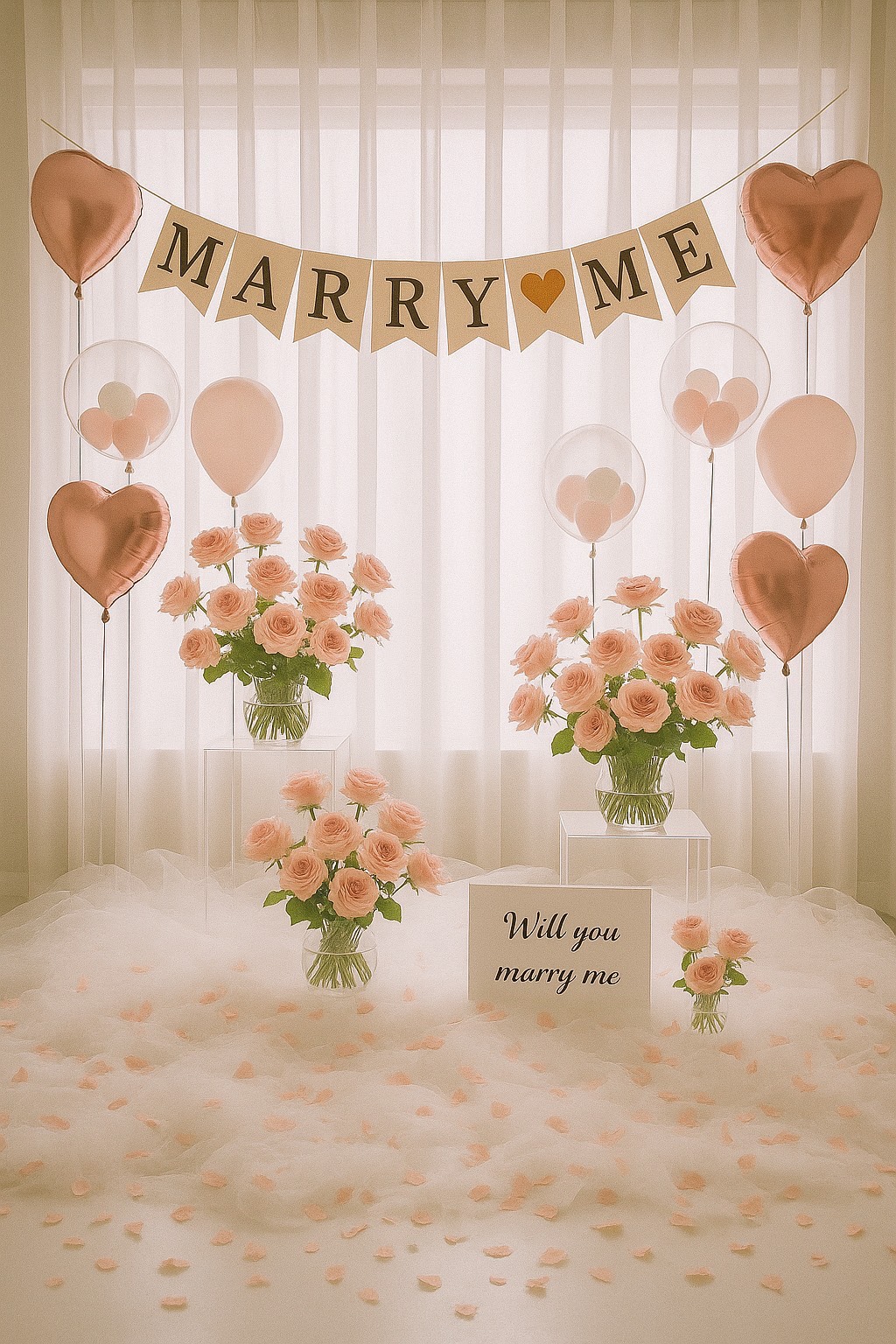 求婚佈置|柔光初戀