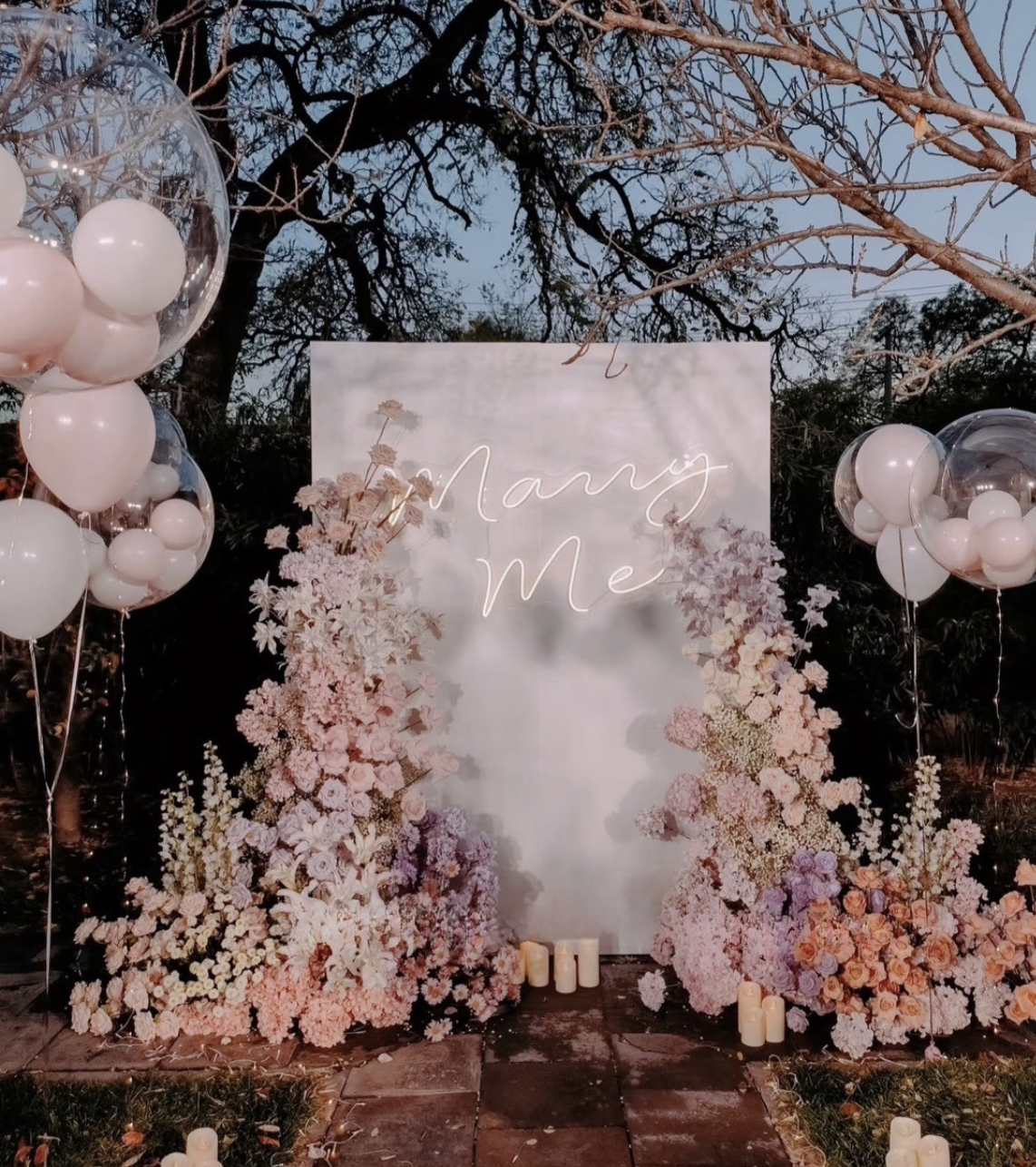 求婚佈置|晨霧花境