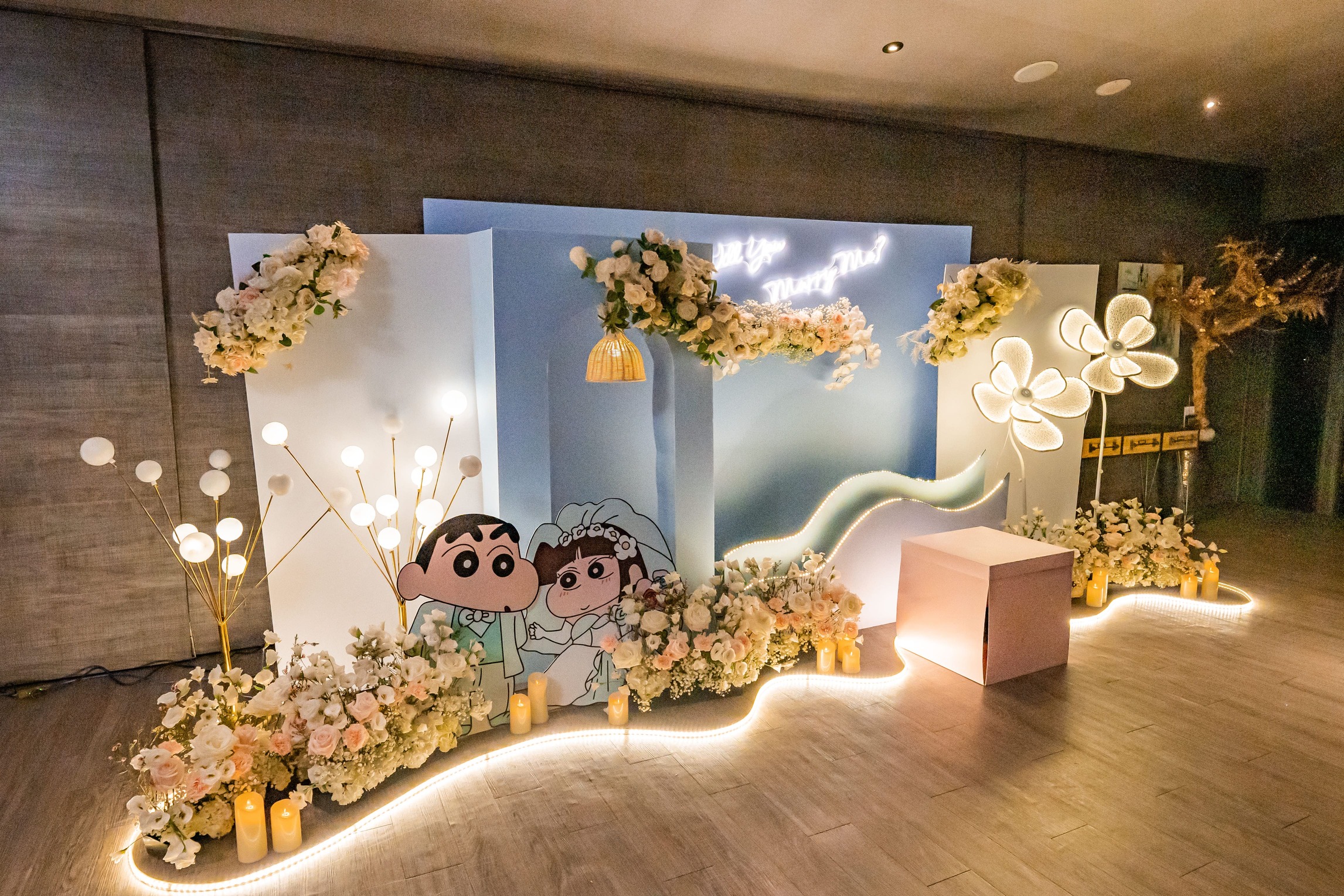 求婚佈置|蠟筆小新小紅書熱門