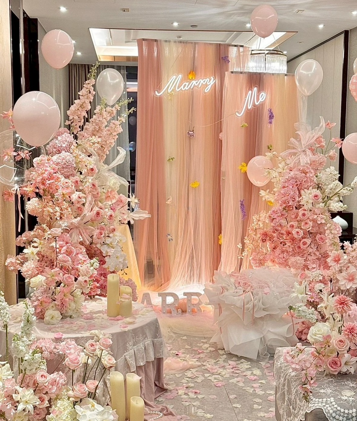 求婚佈置|繁花盛語