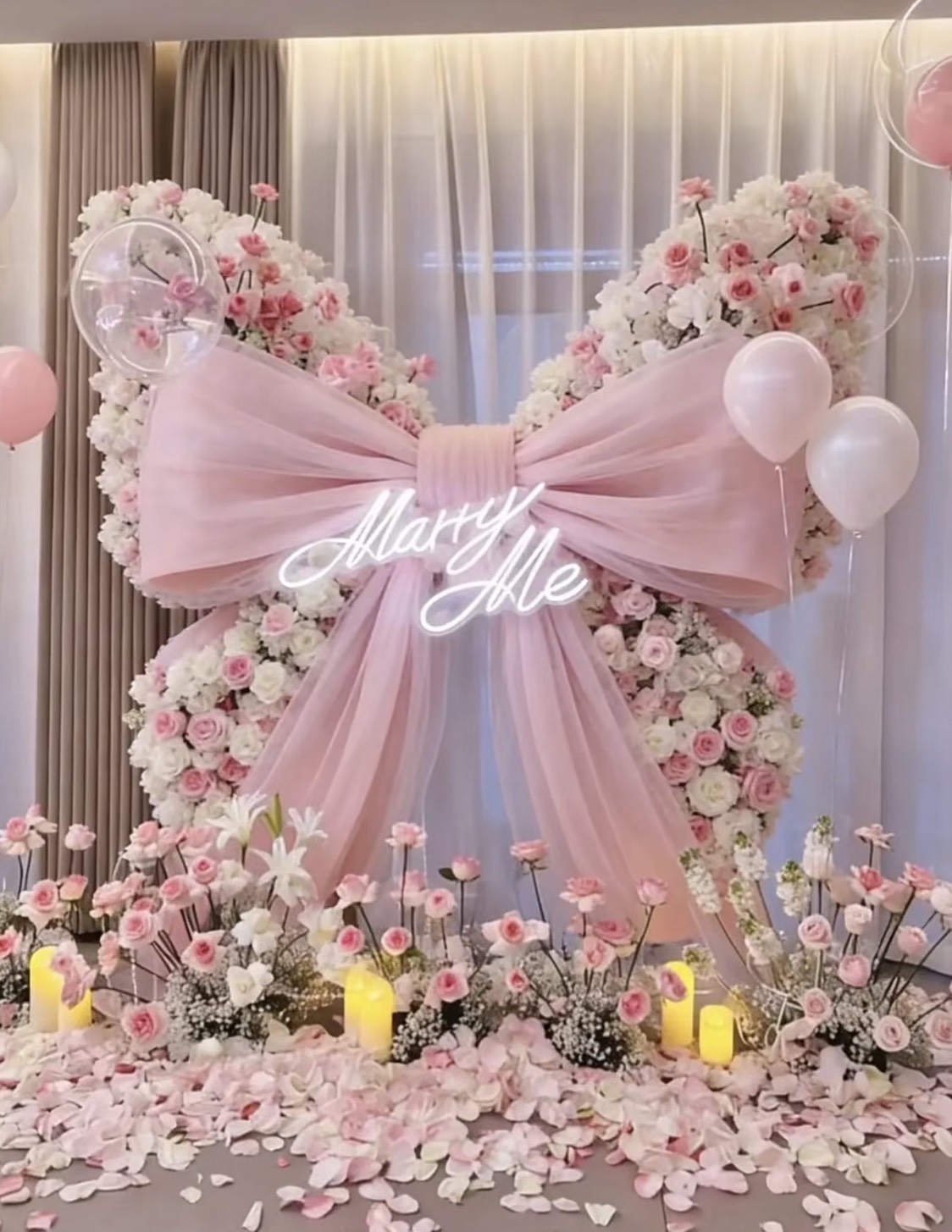 求婚佈置|粉蝶之戀