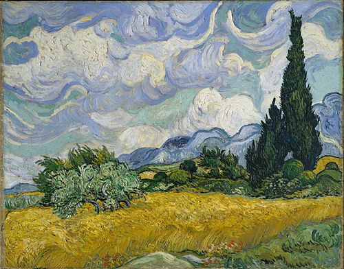 Wheatfield with Cypresses Pastoral Creations