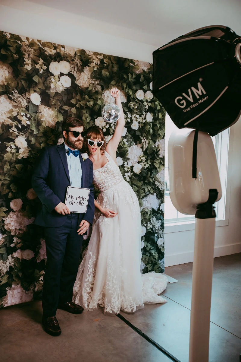 LumeBooth at Garden Wedding