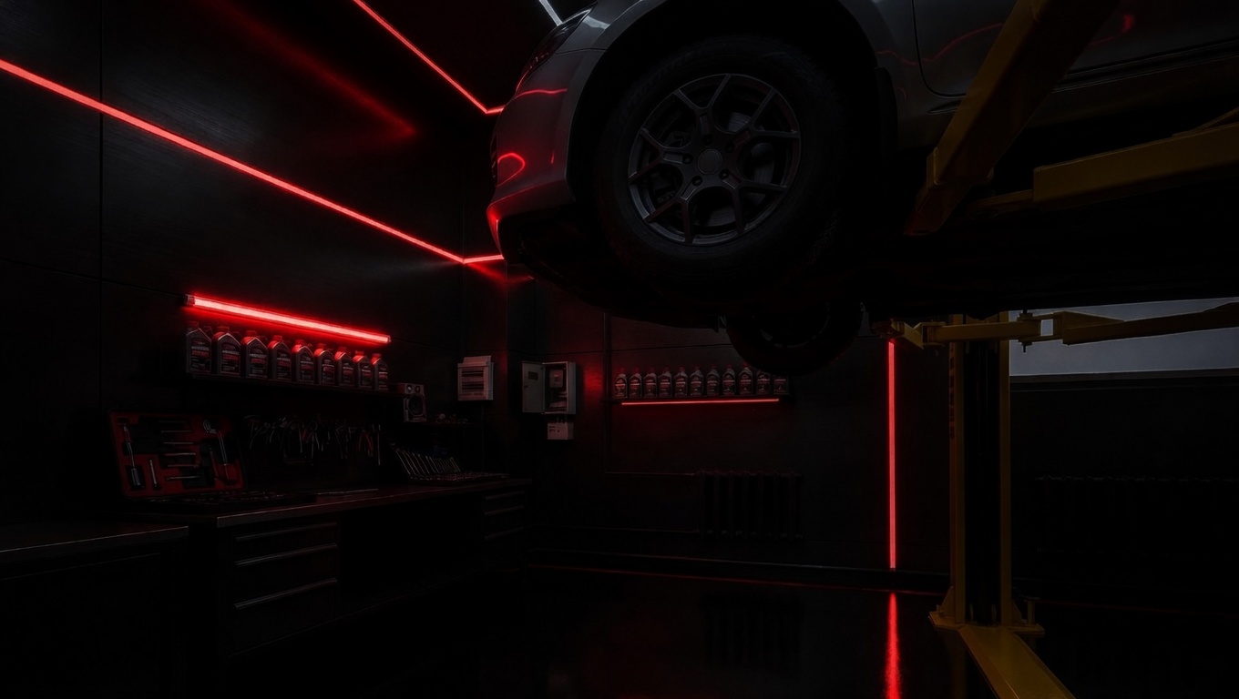 MOTUL auto service workshop