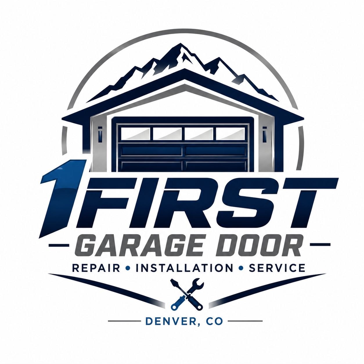 First Garage Door Logo