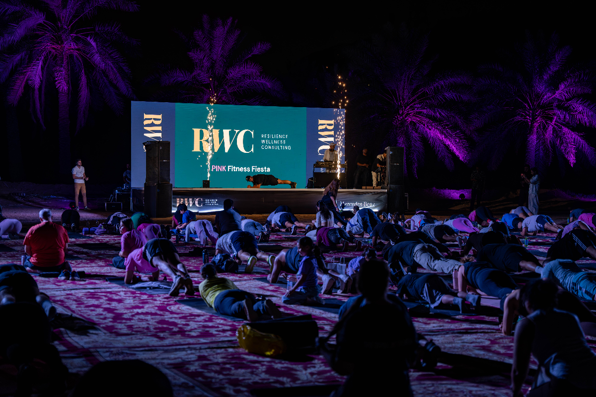 Pink Fitness Fiesta Event