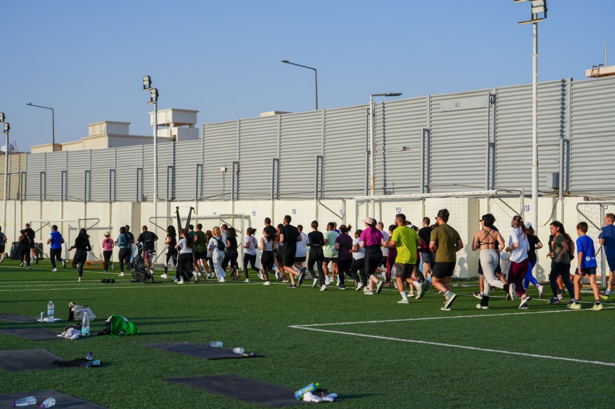 RWC fitness event community workout Riyadh group training