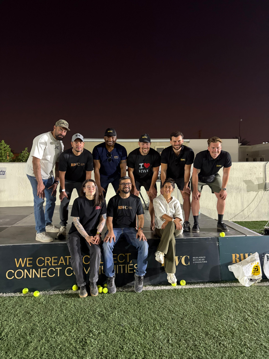 RWC fitness fiesta Riyadh community event group workout