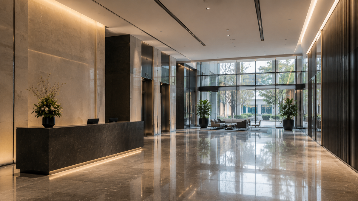 Premium commercial facility interior