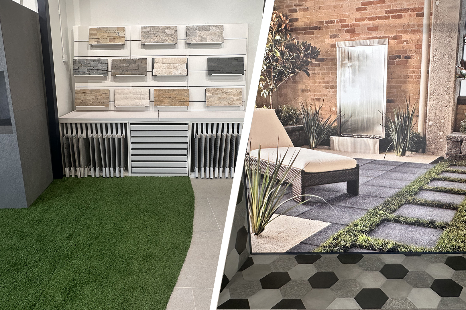 Outdoor Tile Section