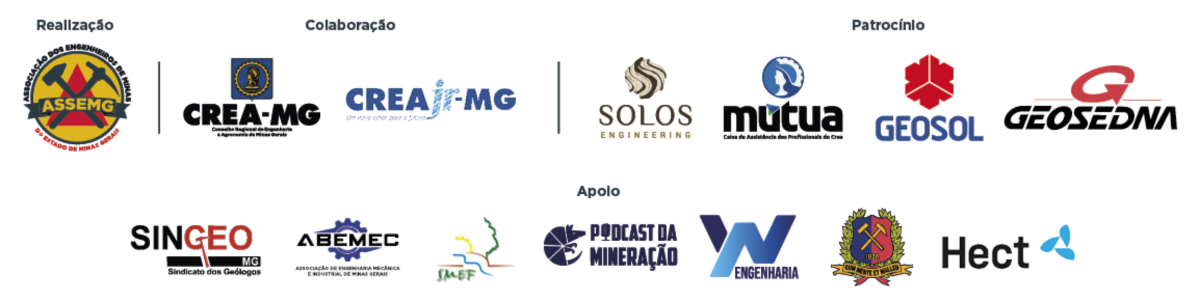 Realização, Colaboração, Patrocínio e Apoio - SIMGEO 2026