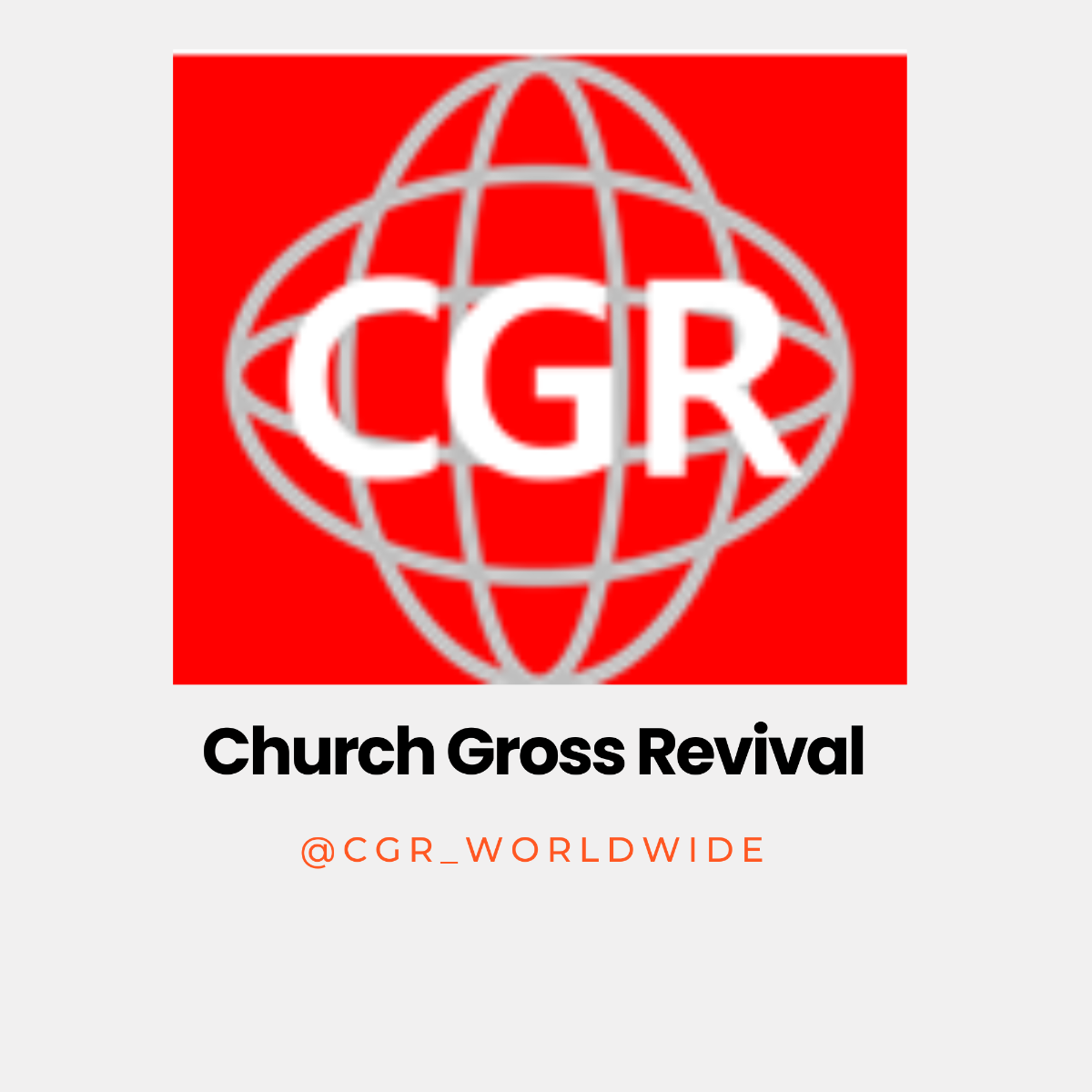CGR 선교단체 Church Gross Revival