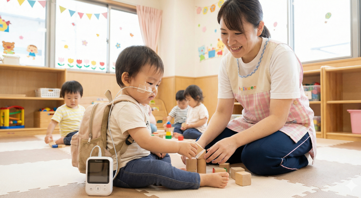 保育現場の温かい雰囲気