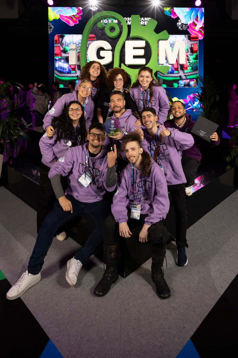 Time iGEM-USP — medalhistas de ouro iGEM 2025
