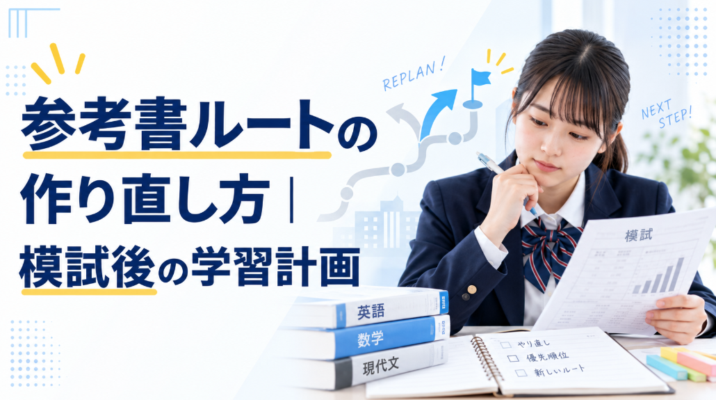 参考書ルートの作り直し方|模試後の学習計画