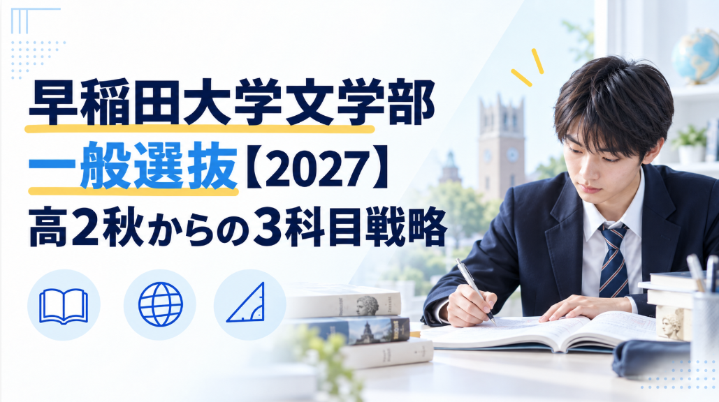 早稲田大学文学部一般選抜【2027】
