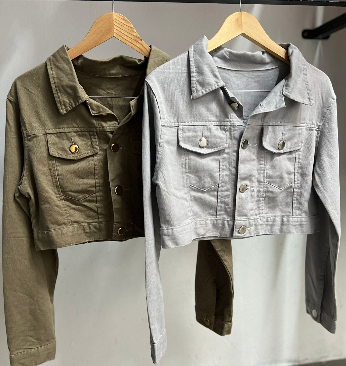 Jaqueta Jeans Cropped