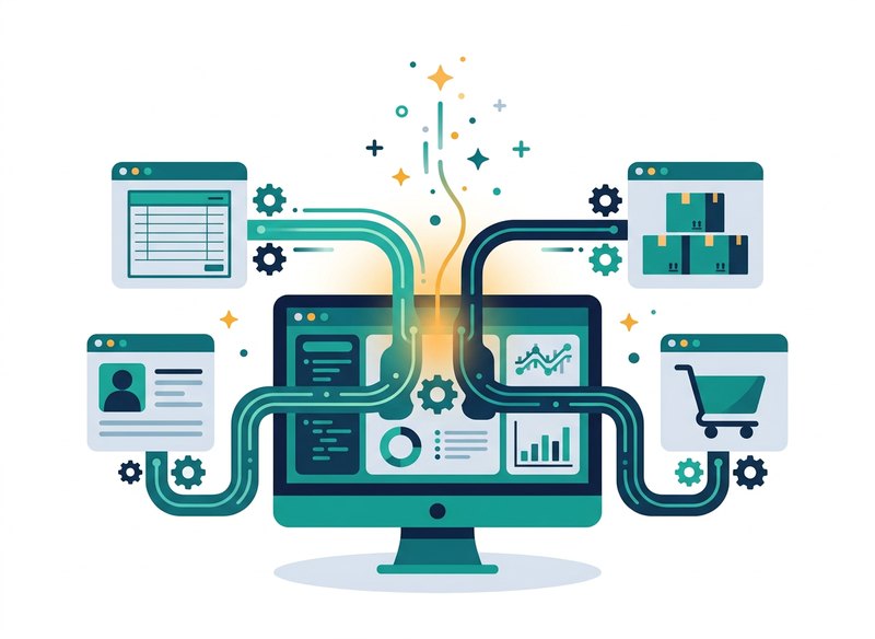 Enterprise & ERP illustration
