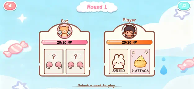 Card Battle Interface