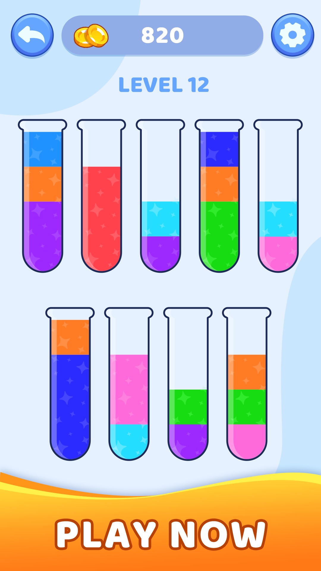 Level Selection Interface