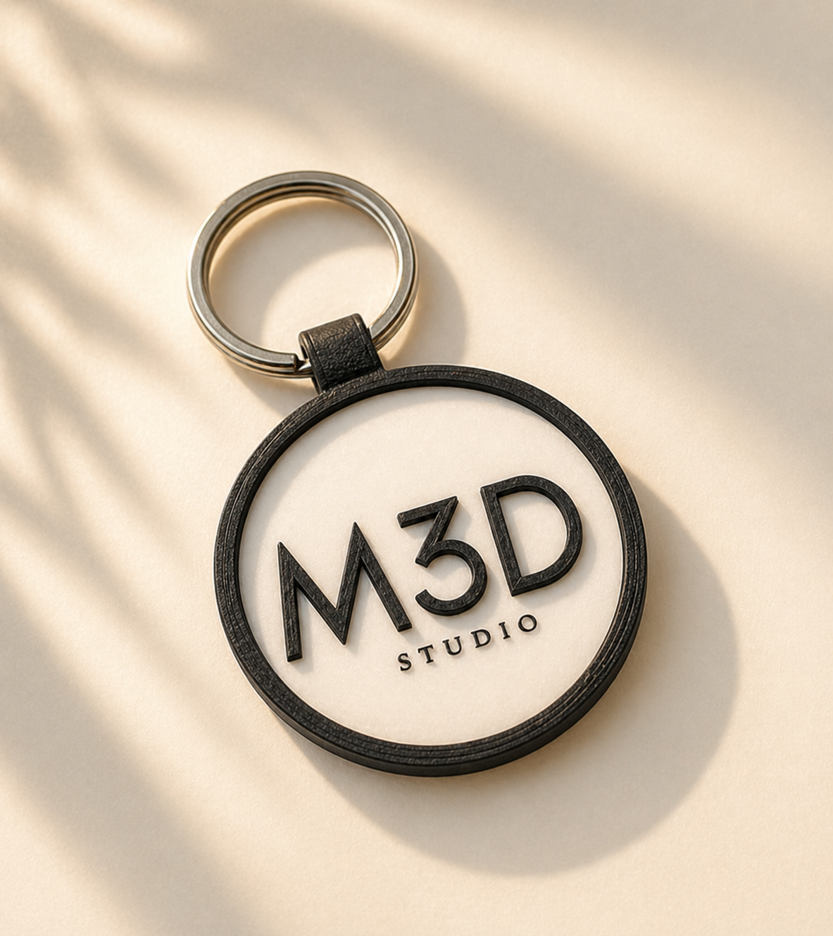 Llavero personalizado con QR y NFC impresión 3D