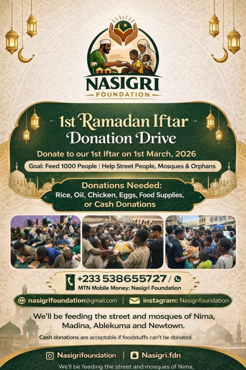 1st Ramadan Iftar Donation Drive - Nasigri Foundation