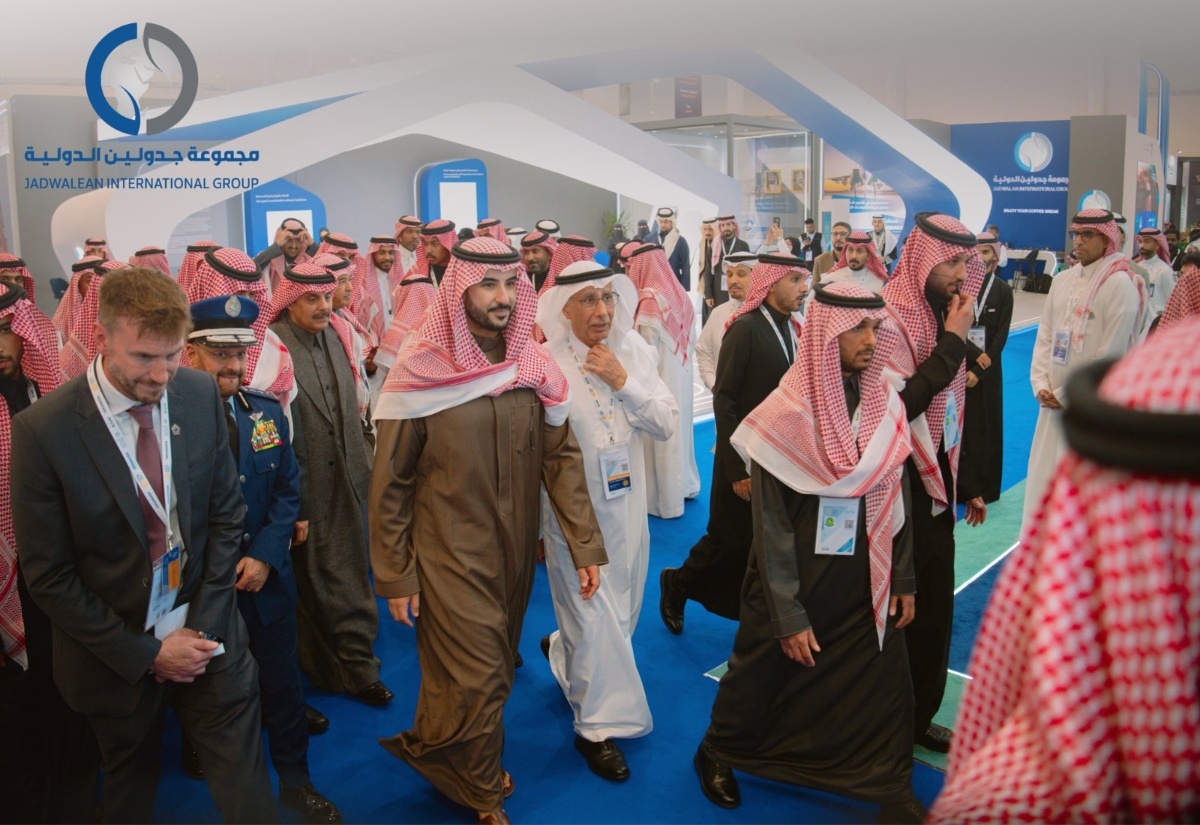 صاحب السمو الملكي وزير الدفاع الأمير خالد بن سلمان يزور جناح مجموعة جدولين الدولية في معرض الدفاع العالمي 2026