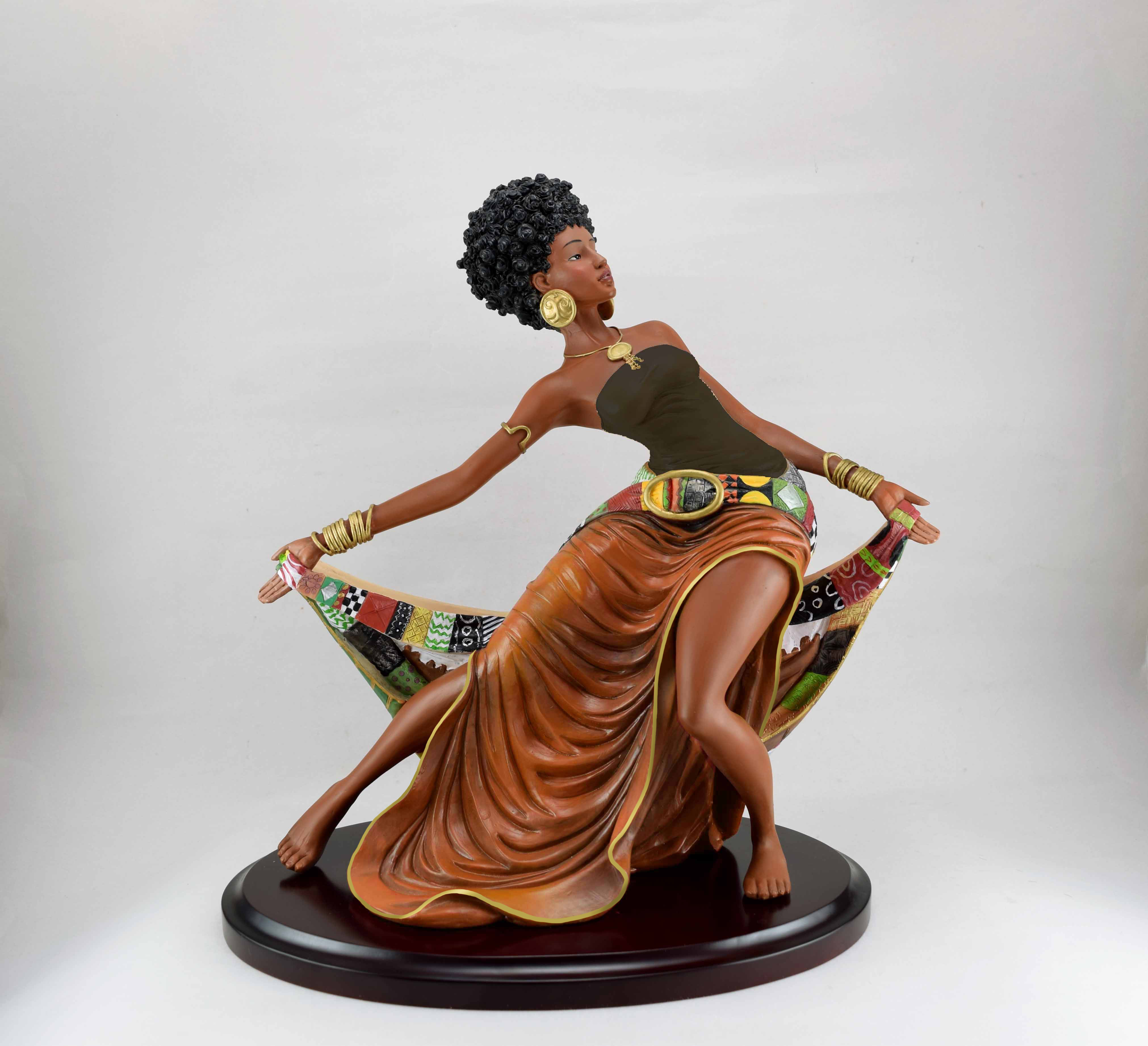 Custom resin figurine created for a commemorative anniversary or donor recognition event