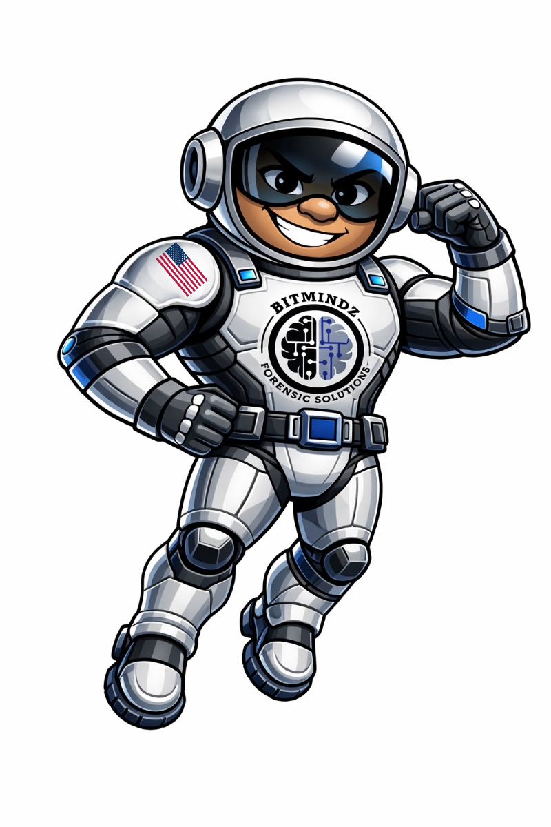BitMindz Forensic Solutions mascot
