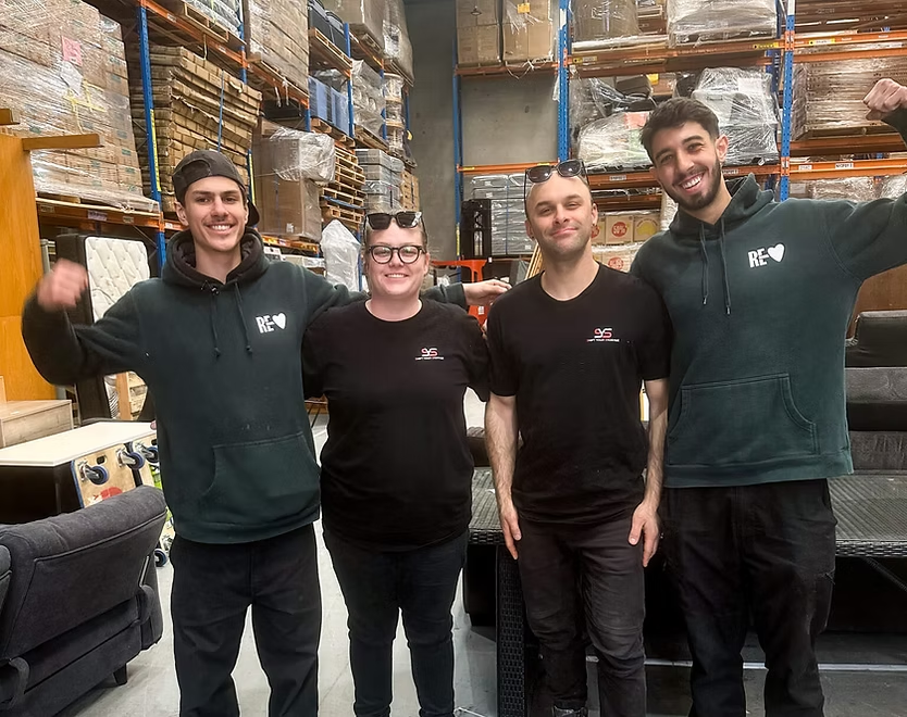 The Shift team ready to clear your storage unit
