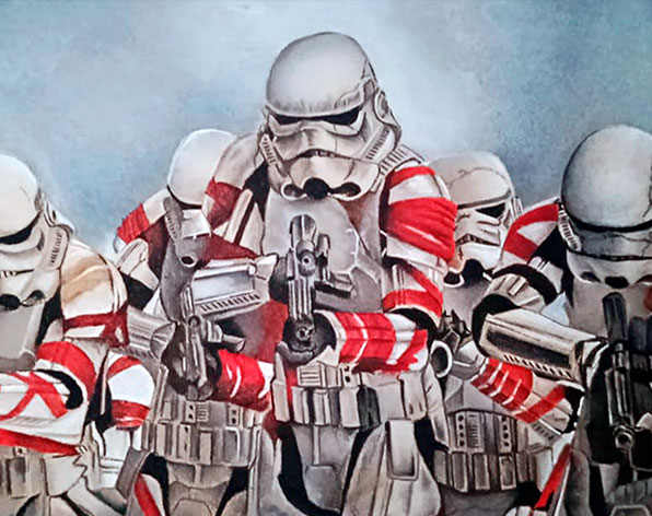 Cuadro Troopers 501th