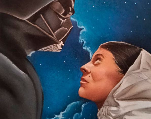 Cuadro Vader vs Leia