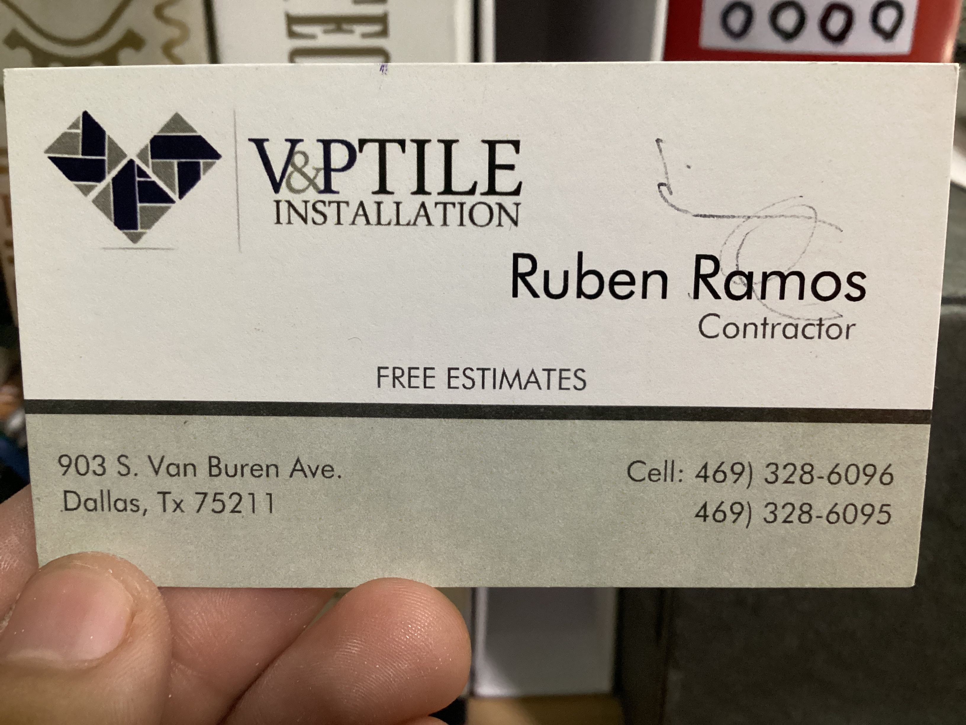 V&P Tile Installation Logo