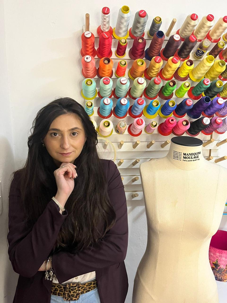 Paula Molisani, estilista e fundadora do atelier