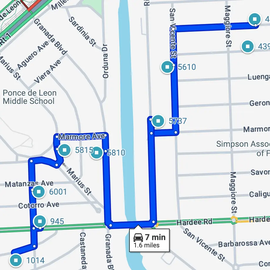 Route Optimization Feature