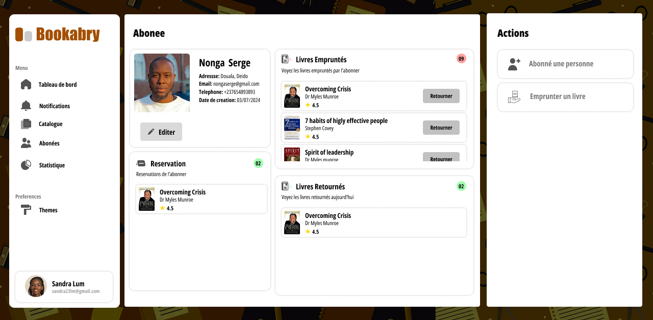 User Management Interface