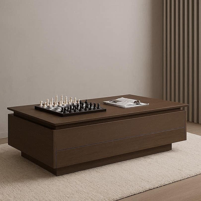 طاولة شاي أنيقة من خشب الذهبي