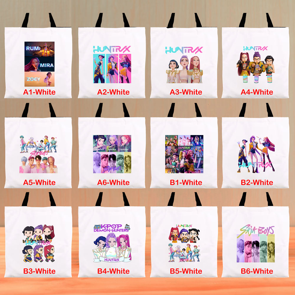 1 Dozen Tote Bag White with Zipper