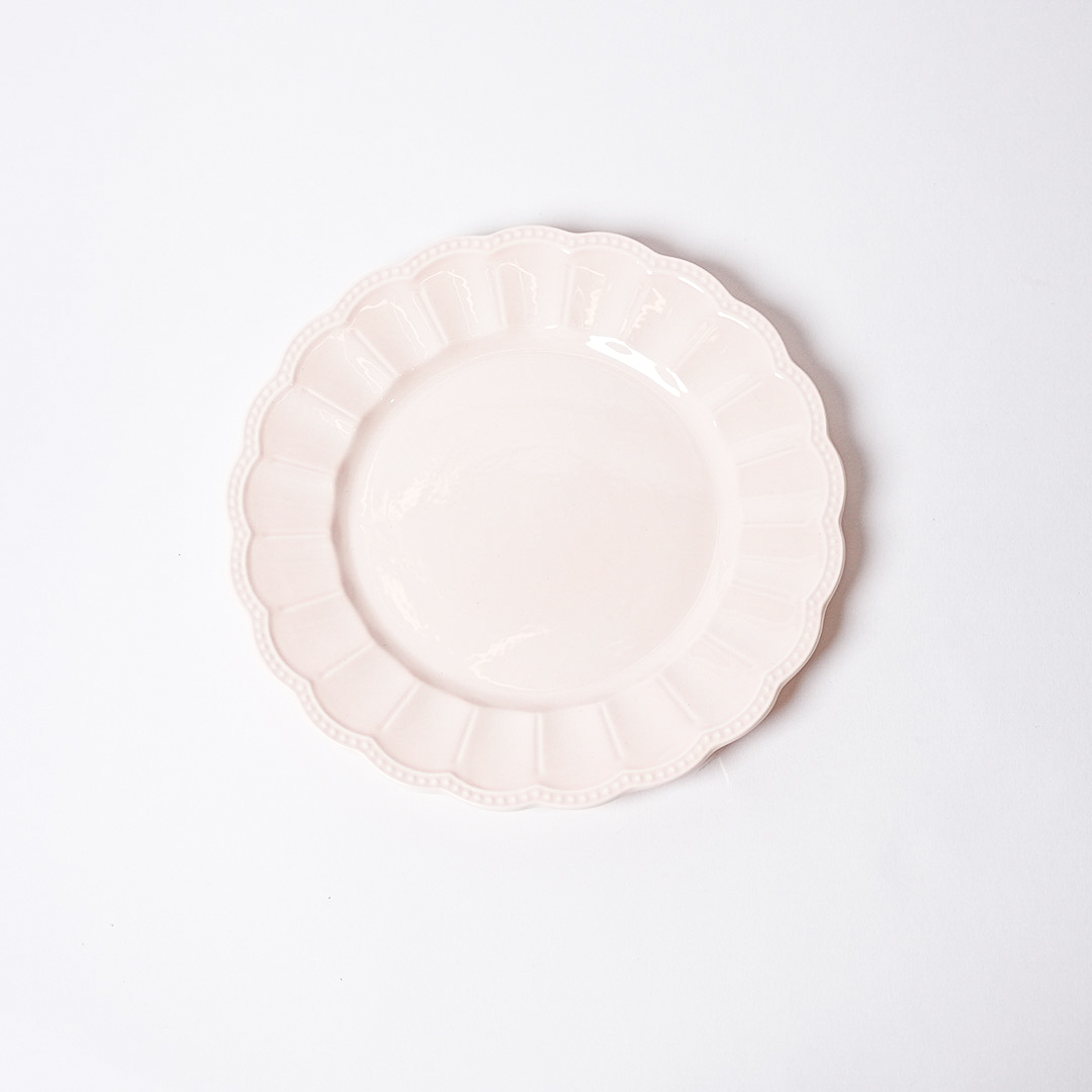 8 inch salad plate-Michelle Pink Collection