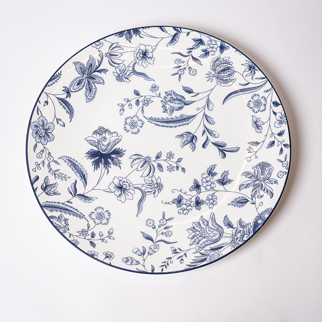 12 inch charger plate-Victorian Blue Collection