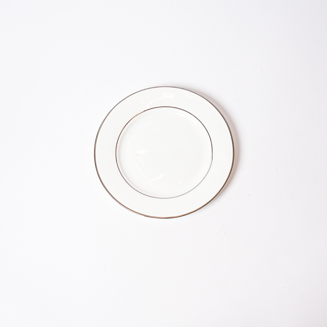 6.5 inch bread plate-Isabella Gold Collection