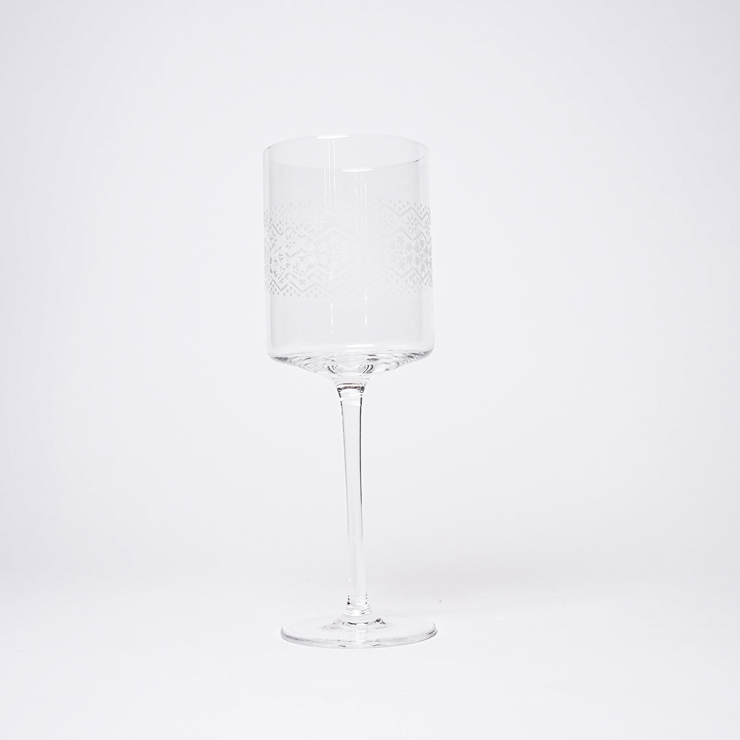 Couple White Wine Glass