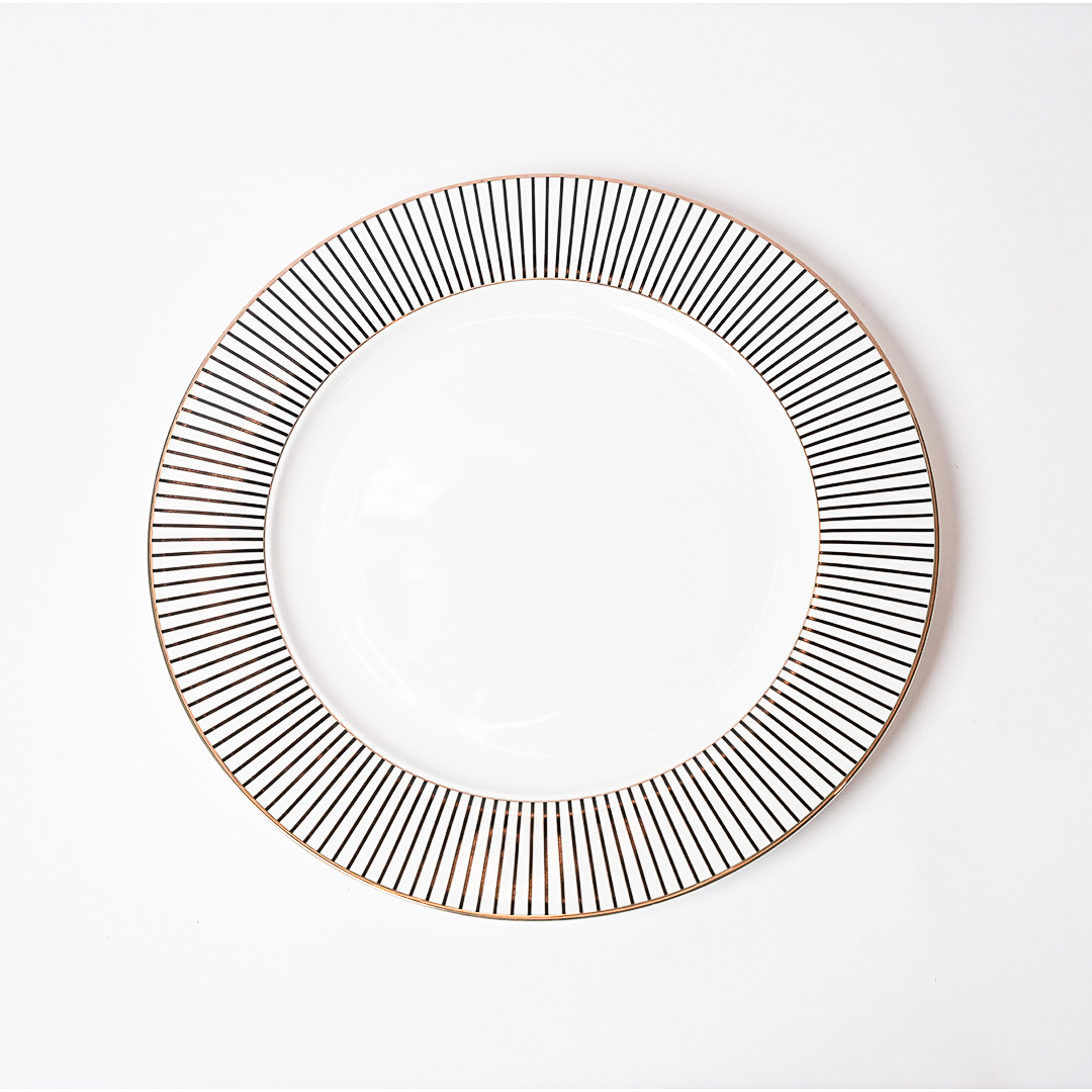 10.5 inch dinner plate-Art Deco Collection