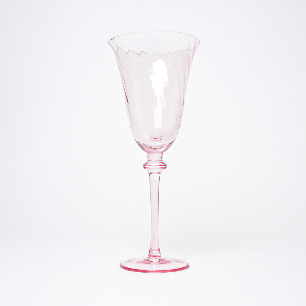 Elara Blush White Wine Glass