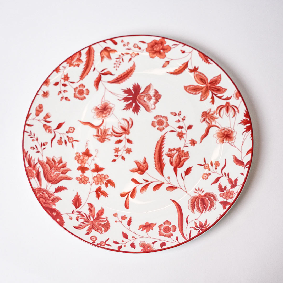 12 inch charger plate-Victorian Red Collection