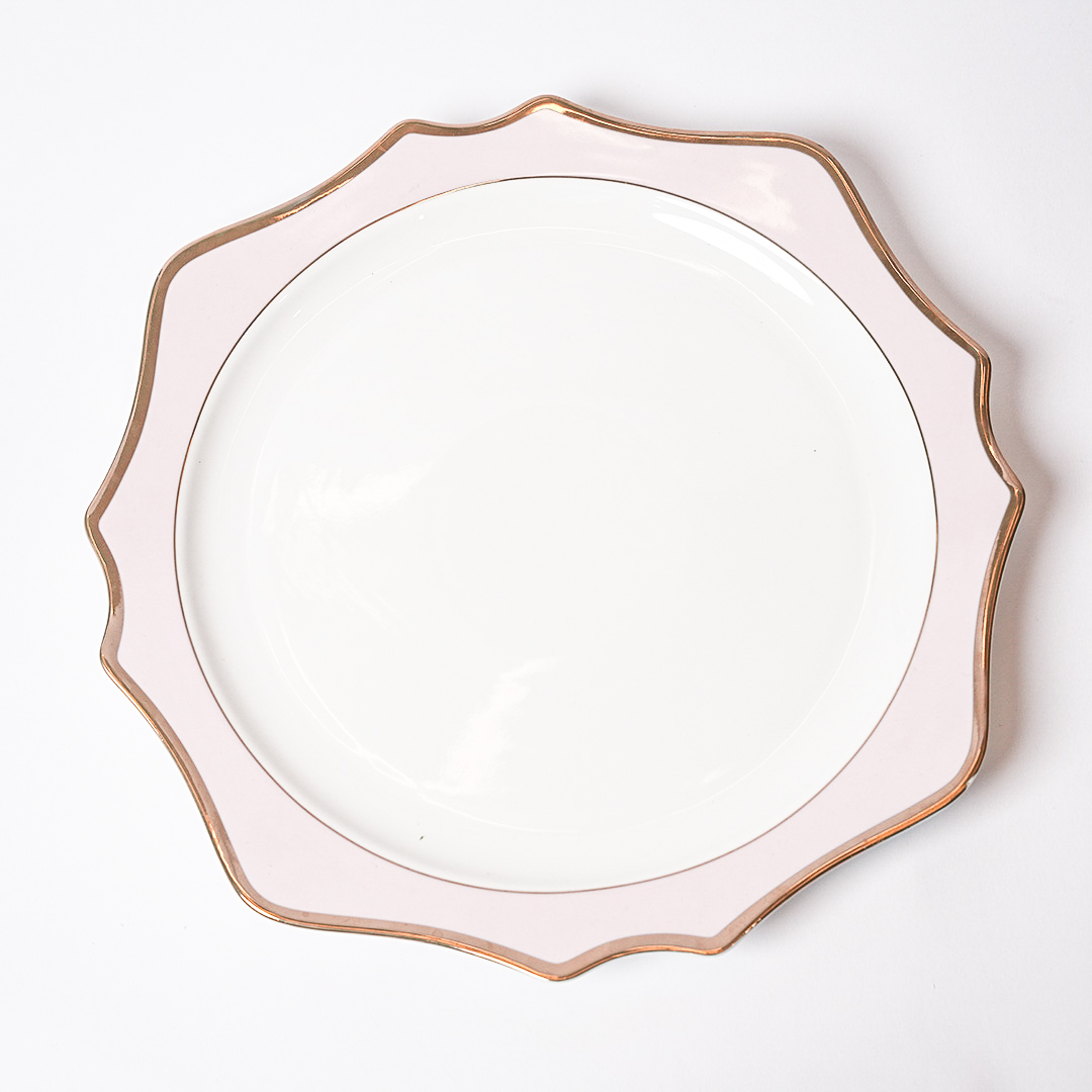 13 inch charger plate-Divine Pink Collection