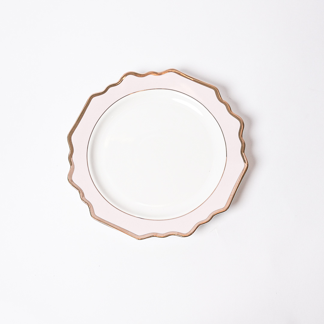 8 inch salad plate-Divine Pink Collection