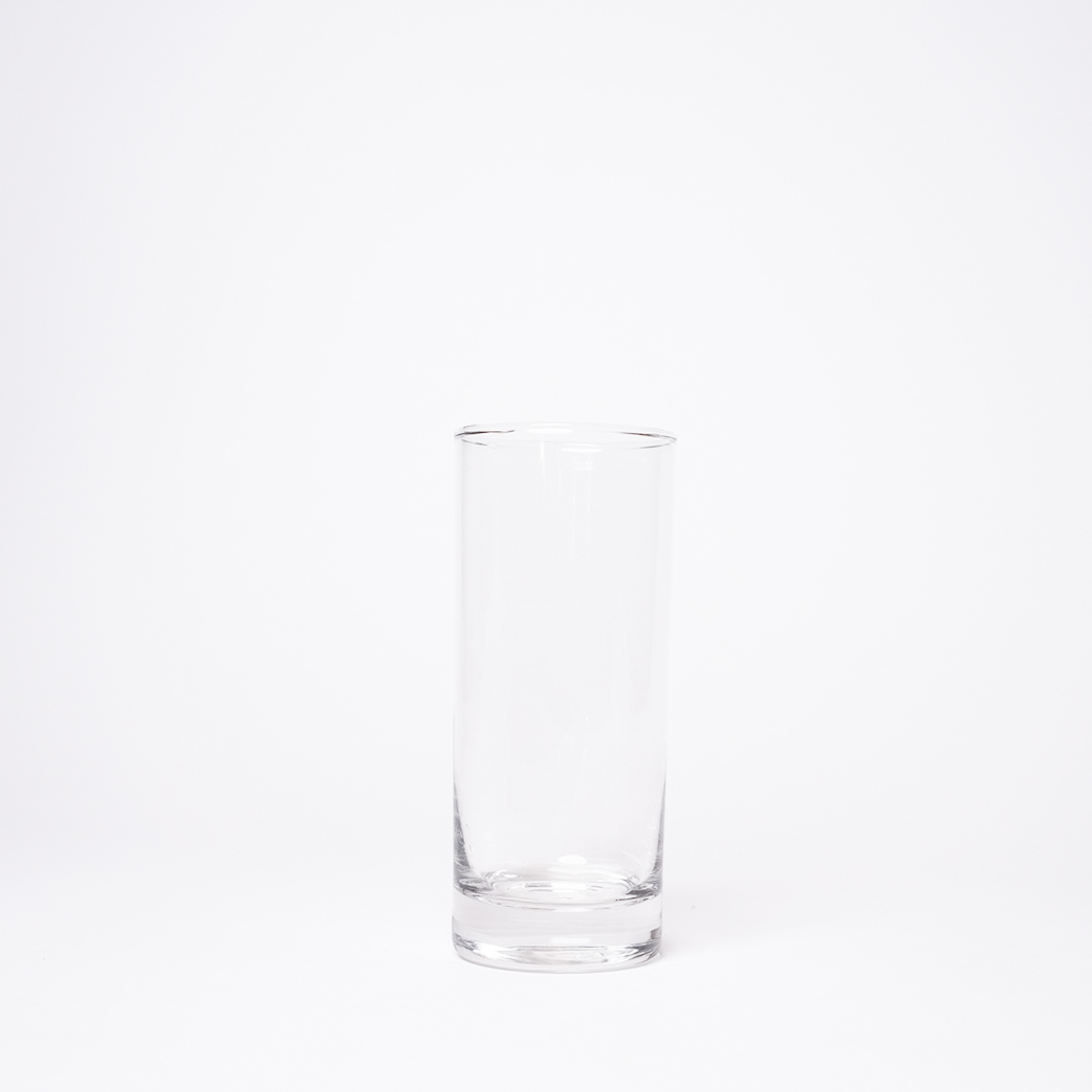 Vaso alto de vidrio