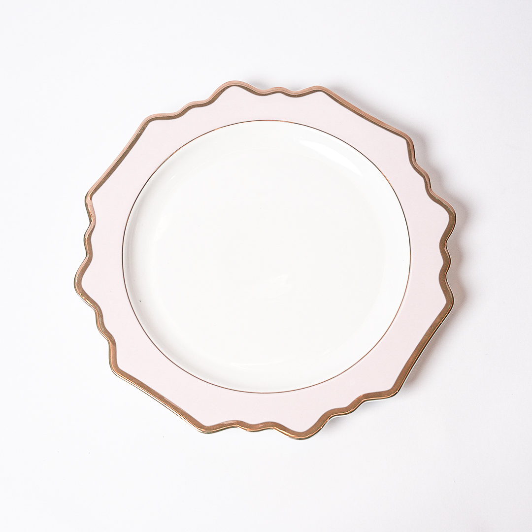 10.5 inch dinner plate-Divine Pink Collection