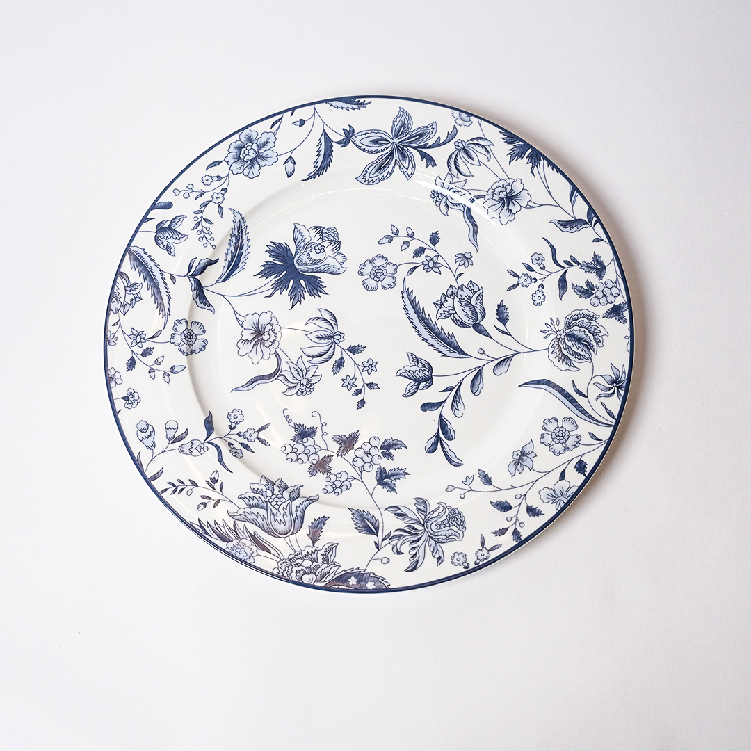 10.5 inch dinner plate-Victorian Blue Collection